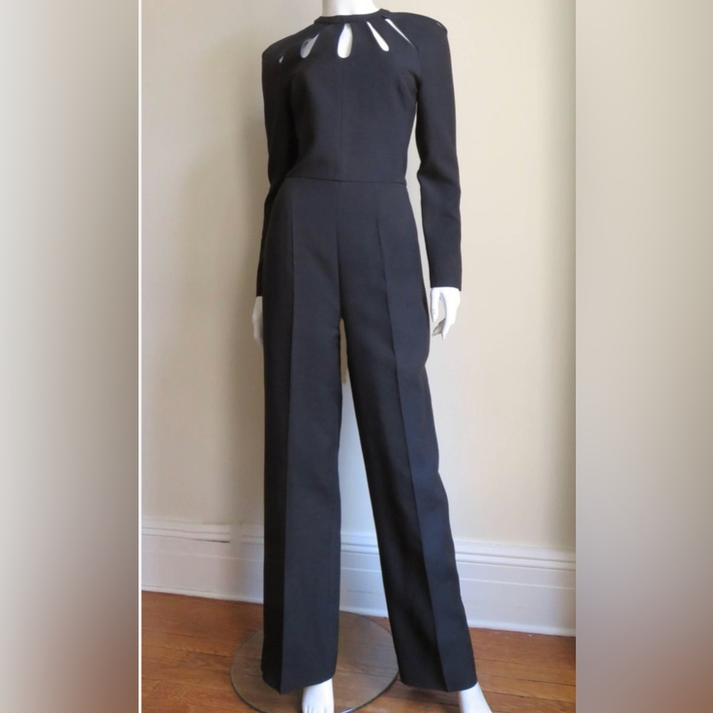 Valentino GARAVANI Elegant Black Women's  caddy Jumpsuit size USA 8